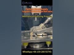 Robinet à tournant sphérique à siège en carbure de tungstène - Processus de pressage mécanique