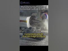Processus de fabrication des fraises en bout #usine #fabrication #cnc