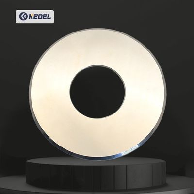 Lame ronde en carbure de tungstène cémenté pour refente de feuilles d'aluminium et de cuivre, lames industrielles