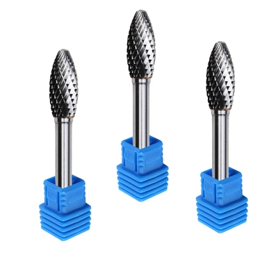 Dossiers rotatoires rotatoires de Burr Type Nail Drill Bit du carbure Sf5 pour le métal 1/4 Grinde de ébavurage