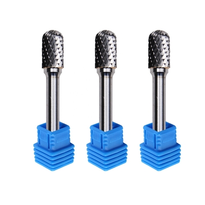 le carbure Burr Long Shank Ball Type rotatoire de 5/8mm forment peu coupé simple d'écart-type de D le double