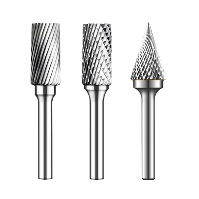 Les ensembles simples et doubles de dents dactylographient le carbure de tungstène Burr Deburring
