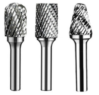 coupeur rotatoire en acier de Burr For Wood Sphere Concave du carbure Yg8 de tungstène de 3mm 6mm