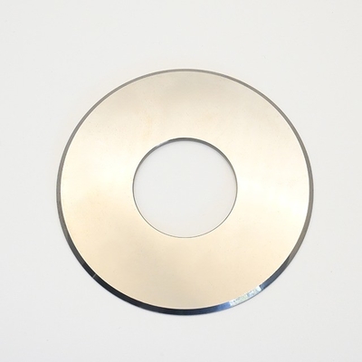 Lame ronde en carbure de tungstène cémenté pour refente de feuilles d'aluminium et de cuivre, lames industrielles