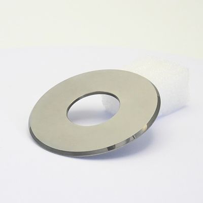 Lame ronde en carbure de tungstène cémenté pour refente de feuilles d'aluminium et de cuivre, lames industrielles