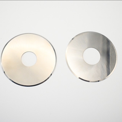 Lame circulaire en carbure pour couteau rond, couteau pour fente de feuilles de cuivre et d'aluminium pour machine à fendre les feuilles, lame industrielle