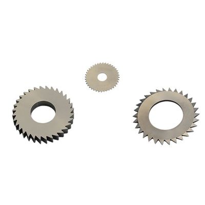 Lamelle de scie circulaire cimentée au carbure de tungstène Lamelle ronde pour machines de découpe de métaux Support personnalisation basée sur le dessin