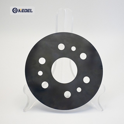 Couteau circulaire cimenté Lamelle de carbure de tungstène à neuf trous Lamelle ronde pour machines à découper sous pression