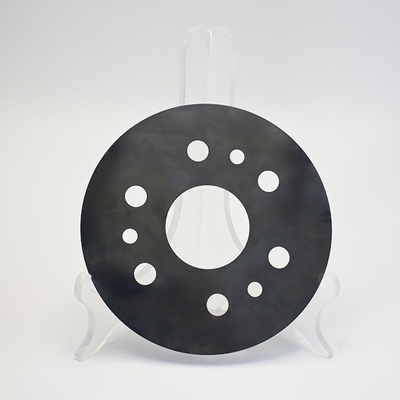 Couteau circulaire cimenté Lamelle de carbure de tungstène à neuf trous Lamelle ronde pour machines à découper sous pression