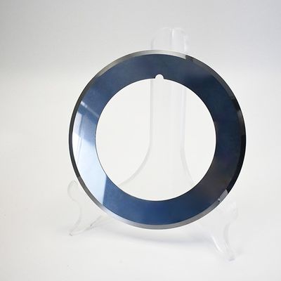 Couteau de refente circulaire avec rainure de positionnement pour la refente des pièces polaires de batteries - Lames industrielles pour l'industrie des batteries