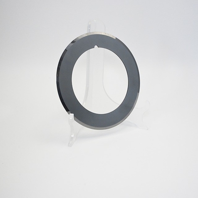 Couteau de refente circulaire avec rainure de positionnement pour la refente des pièces polaires de batteries - Lames industrielles pour l'industrie des batteries