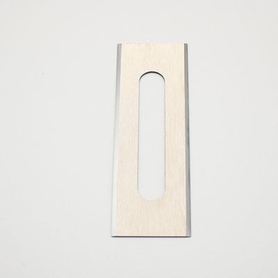 Lame de positionnement et de rainurage en alliage de carbure de tungstène cémenté sur mesure pour fibres chimiques, fente de film textile, couteau industriel pour machine à refendre