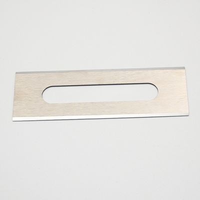 Lame de positionnement et de rainurage en alliage de carbure de tungstène cémenté sur mesure pour fibres chimiques, fente de film textile, couteau industriel pour machine à refendre
