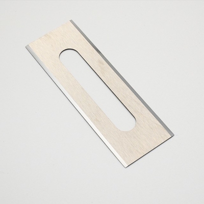 Lame de positionnement et de rainurage en alliage de carbure de tungstène cémenté sur mesure pour fibres chimiques, fente de film textile, couteau industriel pour machine à refendre