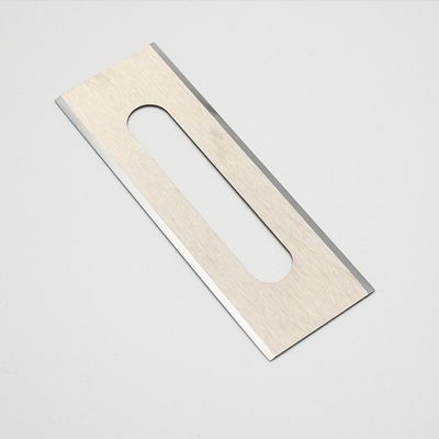 Lame de positionnement et de rainurage en alliage de carbure de tungstène cémenté sur mesure pour fibres chimiques, fente de film textile, couteau industriel pour machine à refendre