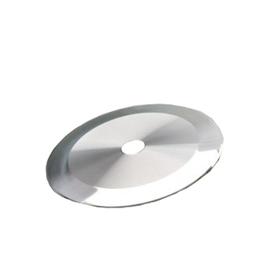 Lames rondes de refendage pour tubes en papier adhésif en alliage de carbure de tungstène de haute qualité personnalisées pour machine à refendre les rubans YG8 YG9C