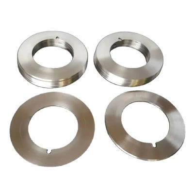 Personnaliser le couteau rond en métal en alliage de carbure de tungstène pour la coupe de matériaux métalliques tels que les plaques d'acier, d'aluminium, de cuivre, etc.