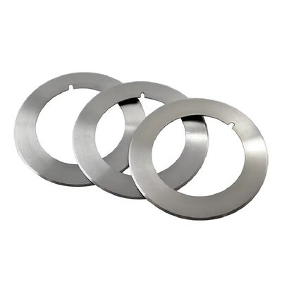 Personnaliser le couteau rond en métal en alliage de carbure de tungstène pour la coupe de matériaux métalliques tels que les plaques d'acier, d'aluminium, de cuivre, etc.