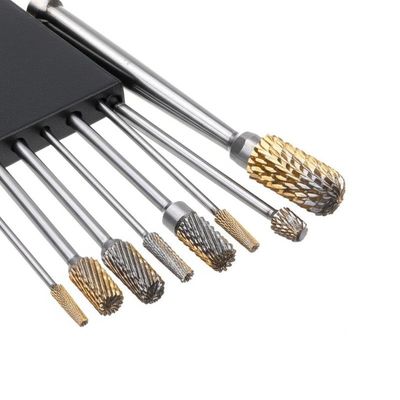 La longue 1/4 jambe d'axe flexible a placé le type rotatoire des bavures F Sf de carbure rotatoire