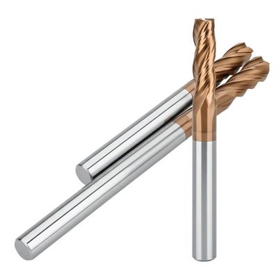 Fraise en bout de carbure de tungstène de commande numérique par ordinateur 2mm 12mm 6mm coupeurs de fraisage de nez de boule de 200 millimètres 6 Ballnose