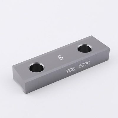 Lame fine personnalisée en alliage de carbure de tungstène, lame carrée pour fraises dans l'industrie de l'imprimerie YG8 YG9C