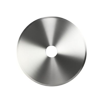 Cimenté sur mesure en alliage de carbure de tungstène Circulaire non coupé Lamelle tranchante Lamelle de tissu Film tranchante Machine industrielle couteau