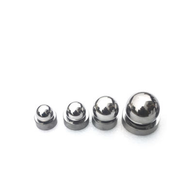 Vanne à bille en carbure de tungstène cémenté de taille personnalisée avec matériau 100% carbure de tungstène et spécification d'alliage YG8 YG6 YG6X YG9C YG11C YG13C