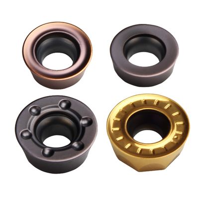 Plaquette RDMT CNC durable avec un angle de 7° et une tolérance de ±0.08-±0.18 pour l'usinage de précision