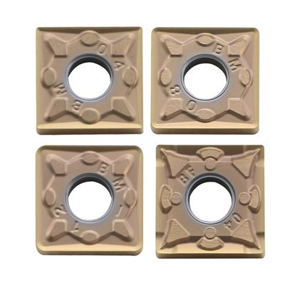 Plaquette CNC en carbure modèle SNMG, angle 0° et tolérance ±0,08-±0,18 pour usinage de diamètres 4,76 mm-7,94 mm