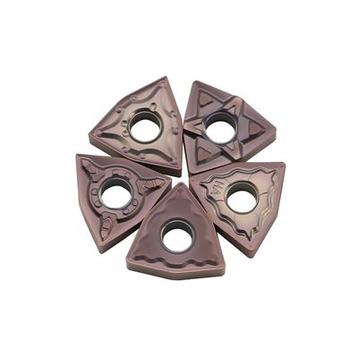 Insert CNC WNMG haute performance avec revêtement PVD pour l'usinage de précision dans l'industrie électronique