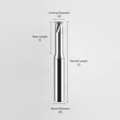 Coupeuse à filetage à filetage unique avec conception à dent unique pour M2, M3, M4, M6 filets en cuivre, acier allié, acier ordinaire, fonte