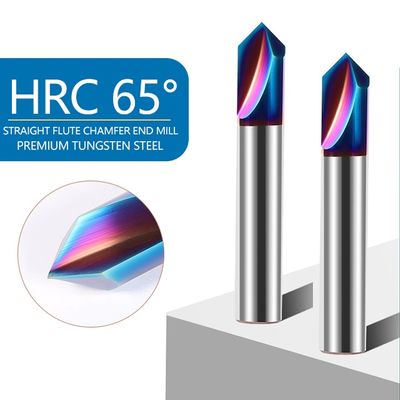 Outil de déchiquetage à deux flûtes à angle 90°, découpage de carbure de tungstène pour acier inoxydable