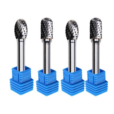 La longue 1/4 jambe d'axe flexible a placé le type rotatoire des bavures F Sf de carbure rotatoire