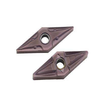 Insertions de rotation externes de carbure de commande numérique par ordinateur de la coupe rapide VNMG1604 pour l'usinage en acier